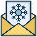 Letter Christmas Letter Snow Letter Icon