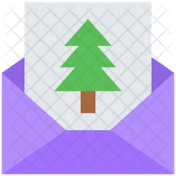 Christmas Invitation Card  Icon