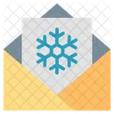 Sanatclause Message Snowflake Ice Icon