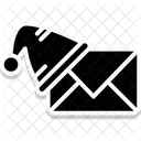 Hat On Envelope Christmas Letter Christmas Envelope Icon