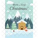 Happy Holiday Greeting Icon