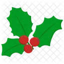 Christmas leaf  Icon