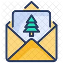Card Christmas Letter Greetings Icon