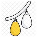 Christmas Light Decorative Light Xmas Decor Icon