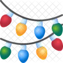 Christmas Lights Christmas Decoration Icon