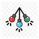 Christmas lights  Icon