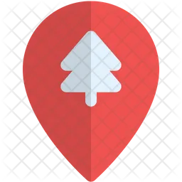 Christmas Location  Icon