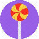 Christmas Lollipop Candy Food Icon