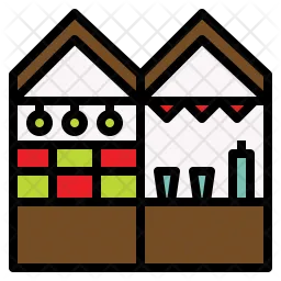 Christmas Market  Icon