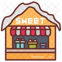 Christmas Market Shop Sweet Shop Icon