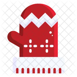 Christmas Mitten  Icon