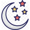 Christmas Night Moon Night Icon
