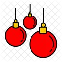 Color Ornaments Christmas Icon