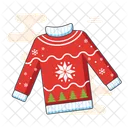 Christmas Outfit Sweater Cloth Icon