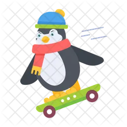 Christmas Penguin  Icon