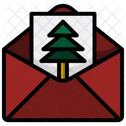 Christmas Postcard  Icon