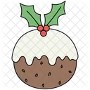 Christmas Pudding Xmas Icon