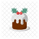 Christmas Pudding Christmas Cake Icon