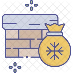 Christmas roof  Icon