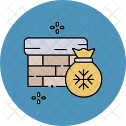 Christmas roof  Icon