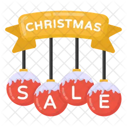 Christmas Sale Sign  Icon