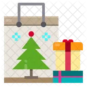 Shopping Bag Gift Box Christmas Icon