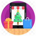 Mcommerce Online Shopping Christmas Shopping App Icon