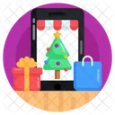 Mcommerce Online Shopping Christmas Shopping App Icon