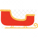 Christmas Sledge Santa Sledge Snow Ski Icône