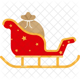 Christmas sleigh  Icon