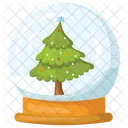 Christmas snow globe  Icon