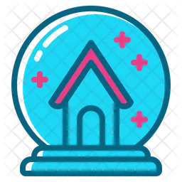 Christmas Snow Globe  Icon