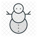 Christmas Snow Man Icon