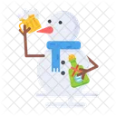 Christmas Snowman  Icon
