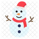 Christmas snowman  Icon