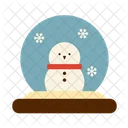 Christmas Snowman Ball  Icon