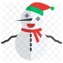 Christmas Snowman frosty friends  Icon