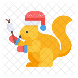 Christmas Squirrel  Icon