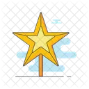 Christmas Star Star Decoration Icon