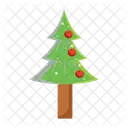 Christmas Tree Leaf Icon