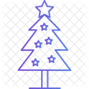 Christmas Tree Star Icon