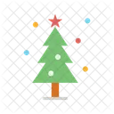 Christmas Tree Celebration Decoration Icon