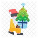 Festive Tree Christmas Tree Decorative Tree Icon