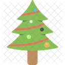 Christmas Tree Happy Icon