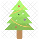 Christmas Tree Happy Icon