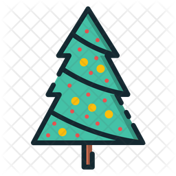 Download Free Christmas Tree Icon Of Colored Outline Style Available In Svg Png Eps Ai Icon Fonts