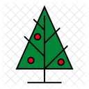 Color Christmas Tree Icon