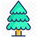 Christmas New Year Tree Icon