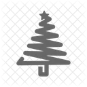 Tree Christmas Greeting Icon