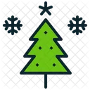 Tree Star Winter Icon